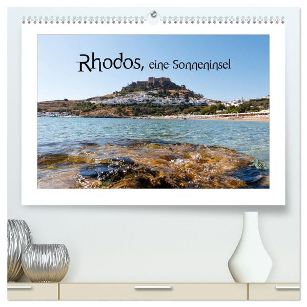 Rhodos eine Sonneninsel (hochwertiger Premium Wandkalender 2027 DIN A2 quer) Kunstdruck in Hochglanz