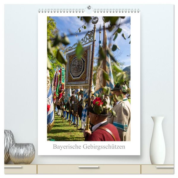 Bayerische Gebirgsschützen (hochwertiger Premium Wandkalender 2027 DIN A2 hoch) Kunstdruck in Hochglanz