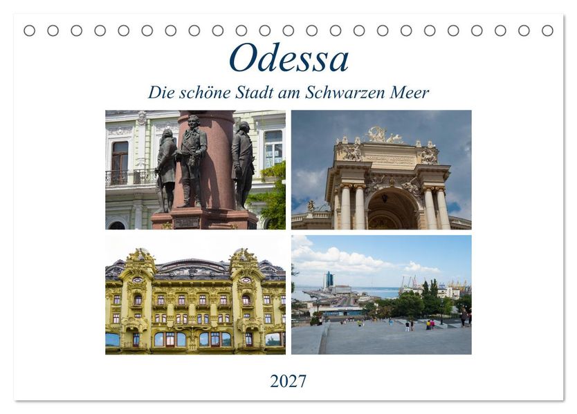 Odessa- Die schöne Stadt am Schwarzen Meer (Tischkalender 2027 DIN A5 quer) CALVENDO Monatskalender