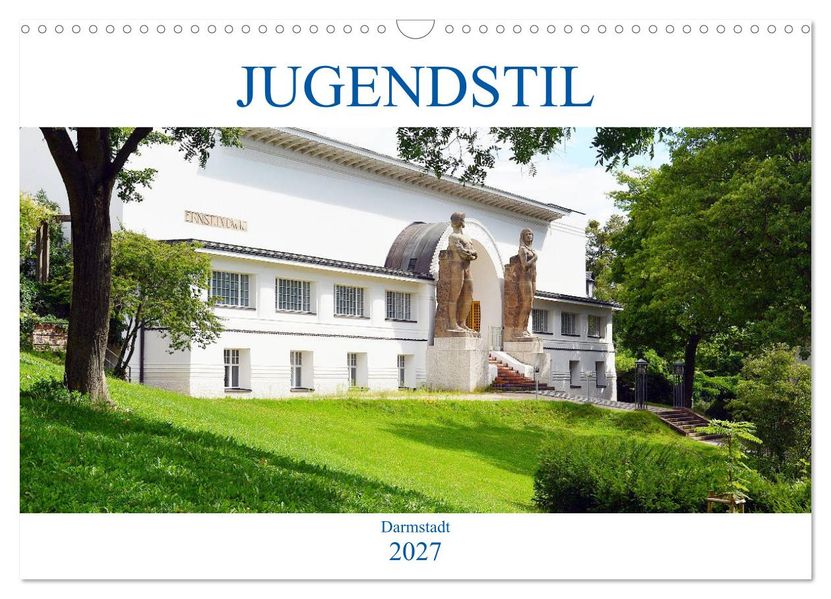 Jugendstil - Darmstadt (Wandkalender 2027 DIN A3 quer) CALVENDO Monatskalender
