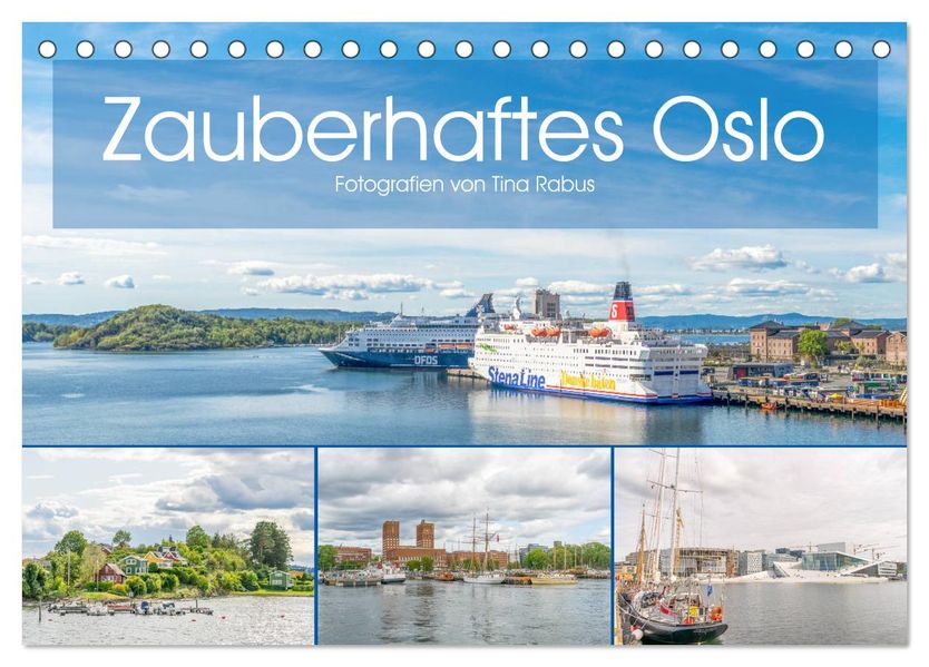 Zauberhaftes Oslo (Tischkalender 2027 DIN A5 quer) CALVENDO Monatskalender