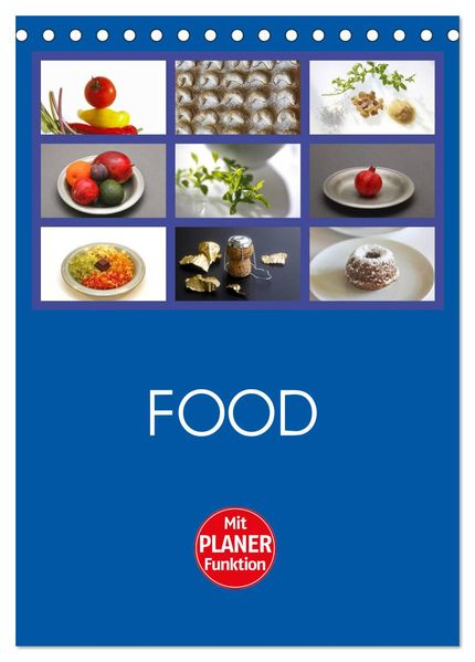 Food (Tischkalender 2027 DIN A5 hoch) CALVENDO Monatskalender