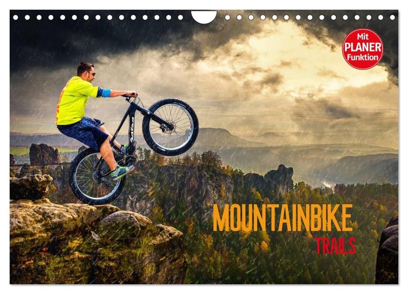 Mountainbike Trails (Wandkalender 2027 DIN A4 quer) CALVENDO Monatskalender