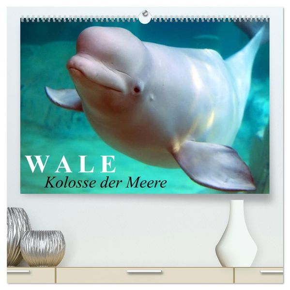 Wale - Kolosse der Meere (hochwertiger Premium Wandkalender 2027 DIN A2 quer) Kunstdruck in Hochglanz