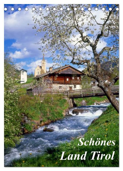 Schönes Land Tirol (Tischkalender 2027 DIN A5 hoch) CALVENDO Monatskalender