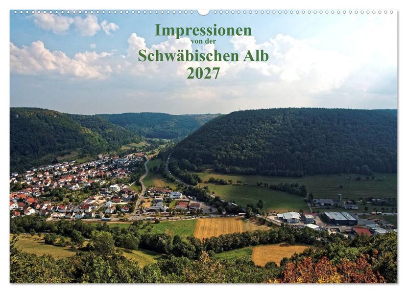 Impressionen von der Schwäbischen Alb (Wandkalender 2027 DIN A2 quer) CALVENDO Monatskalender