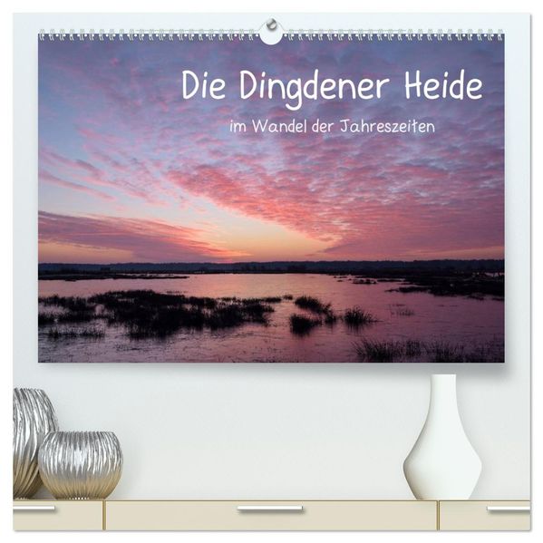 Die Dingdener Heide im Wandel der Jahreszeiten (hochwertiger Premium Wandkalender 2027 DIN A2 quer) Kunstdruck in Hochglanz