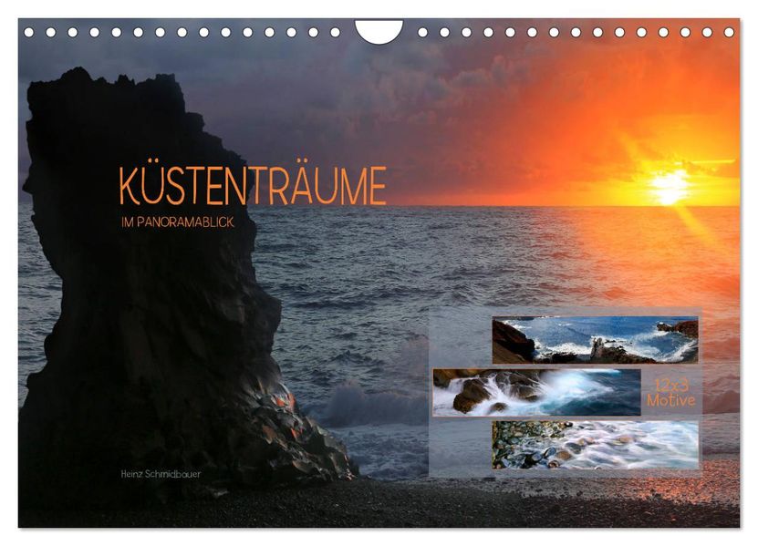 Küstenträume im Panoramablick (Wandkalender 2027 DIN A4 quer) CALVENDO Monatskalender