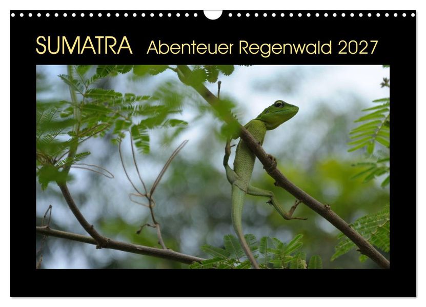 SUMATRA Abenteuer Regenwald (Wandkalender 2027 DIN A3 quer) CALVENDO Monatskalender