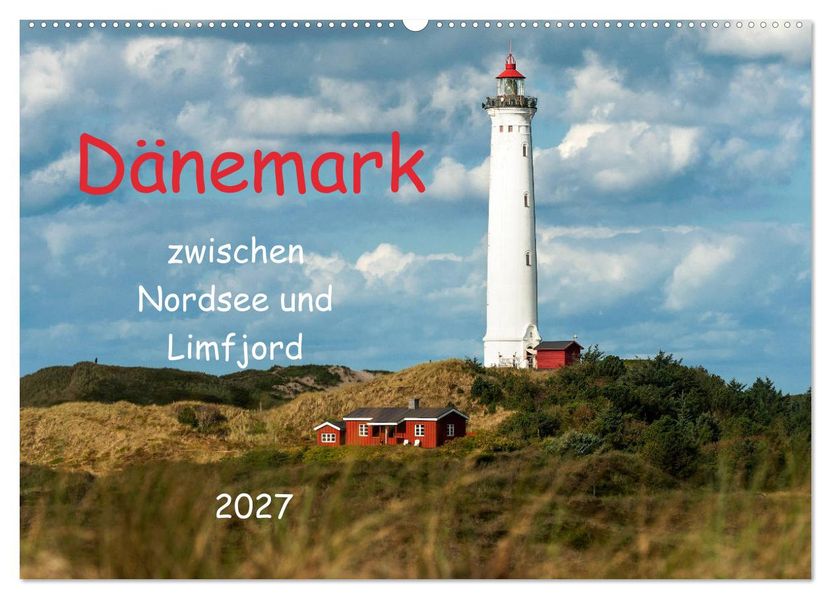 Dänemark zwischen Nordsee und Limfjord (Wandkalender 2027 DIN A2 quer) CALVENDO Monatskalender