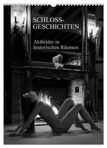 Schlossgeschichten - Aktbilder in historischen Räumen (Wandkalender 2027 DIN A3 hoch) CALVENDO Monatskalender