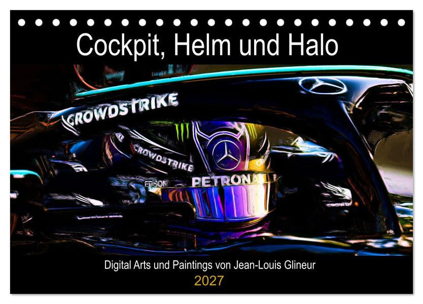 Cockpit Helm und Halo (Tischkalender 2027 DIN A5 quer) CALVENDO Monatskalender