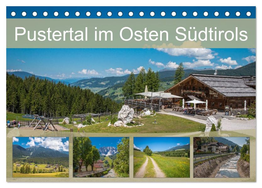 Pustertal im Osten Südtirols (Tischkalender 2027 DIN A5 quer) CALVENDO Monatskalender