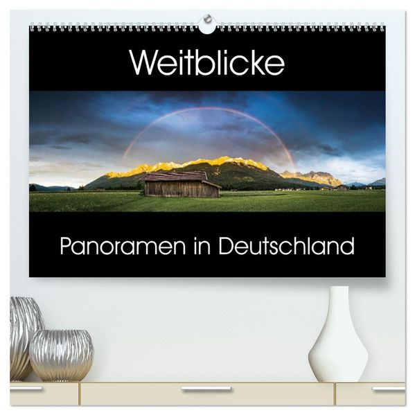 Weitblicke - Panoramen (hochwertiger Premium Wandkalender 2027 DIN A2 quer) Kunstdruck in Hochglanz