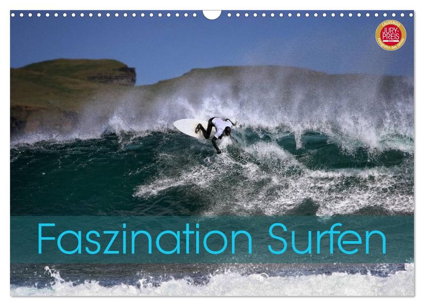 Faszination Surfen (Wandkalender 2027 DIN A3 quer) CALVENDO Monatskalender