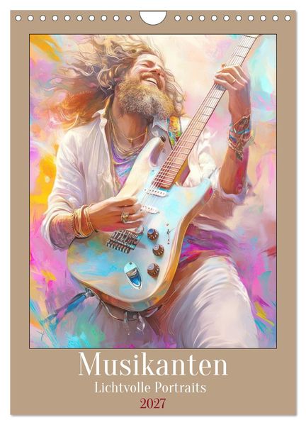 Musikanten - Lichtvolle Portraits (Wandkalender 2027 DIN A4 hoch) CALVENDO Monatskalender