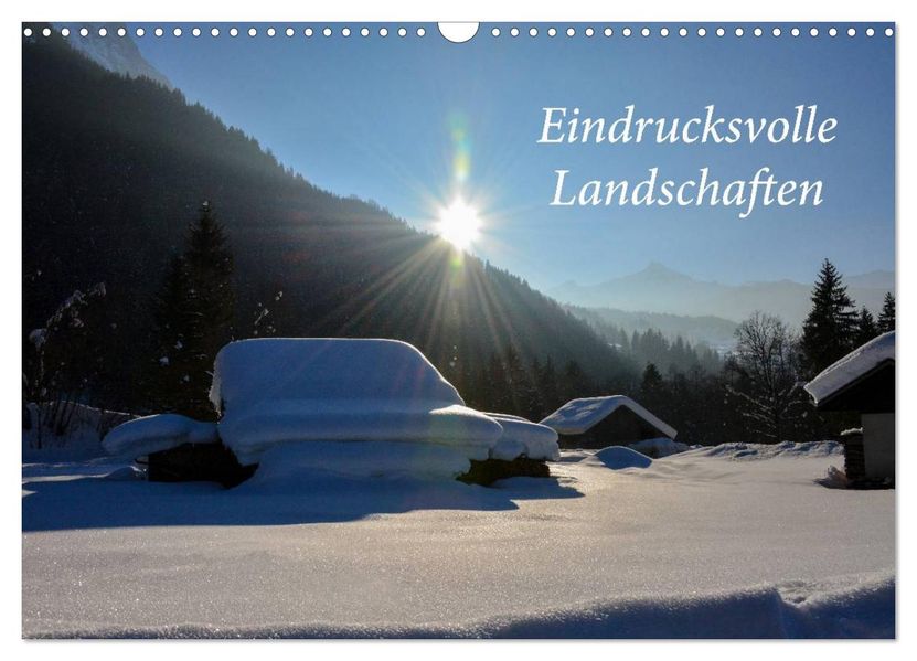 Eindrucksvolle Landschaften (Wandkalender 2027 DIN A3 quer) CALVENDO Monatskalender