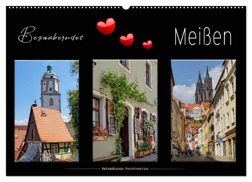 Bezauberndes Meißen (Wandkalender 2027 DIN A2 quer) CALVENDO Monatskalender