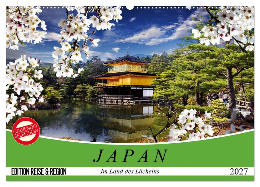 Japan. Im Land des Lächelns (Wandkalender 2027 DIN A2 quer) CALVENDO Monatskalender