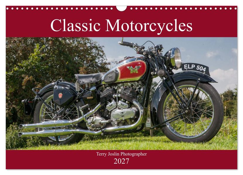 Classic Motorcycles (Wall Calendar 2027 DIN A3 landscape) CALVENDO 12 Month Wall Calendar