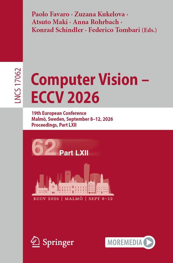 Computer Vision - ECCV 2026