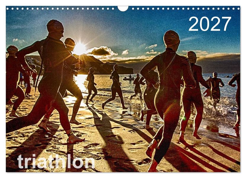 TRIATHLON 2027 (Wandkalender 2027 DIN A3 quer) CALVENDO Monatskalender