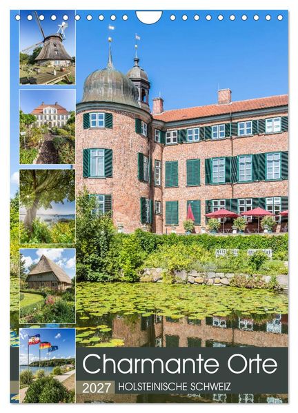 HOLSTEINISCHE SCHWEIZ Charmante Orte (Wandkalender 2027 DIN A4 hoch) CALVENDO Monatskalender