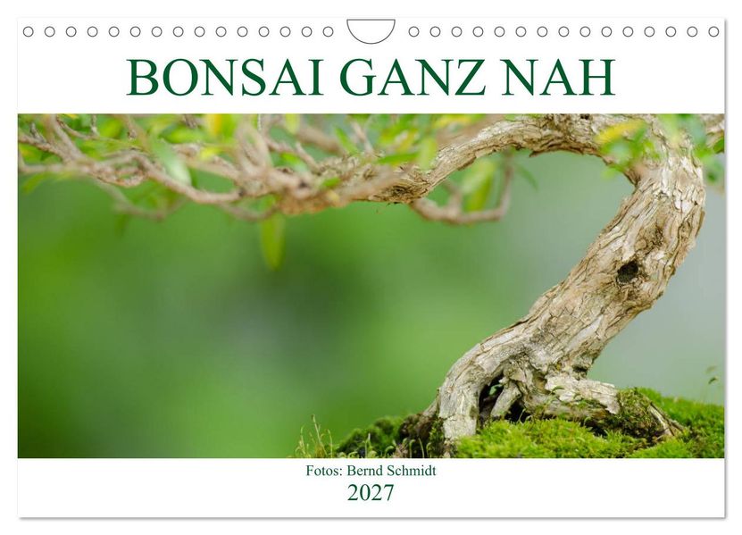 Bonsai ganz nah (Wandkalender 2027 DIN A4 quer) CALVENDO Monatskalender