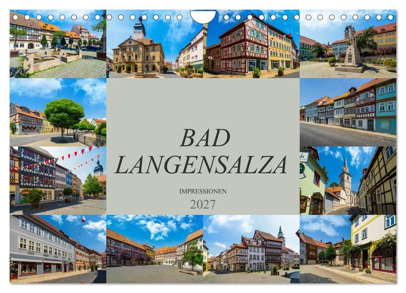 Bad Langensalza Impressionen (Wandkalender 2027 DIN A4 quer) CALVENDO Monatskalender