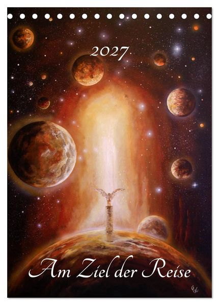 Am Ziel der Reise (Tischkalender 2027 DIN A5 hoch) CALVENDO Monatskalender