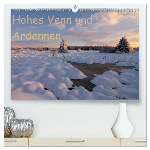 Hohes Venn und Ardennen (hochwertiger Premium Wandkalender 2027 DIN A2 quer) Kunstdruck in Hochglanz