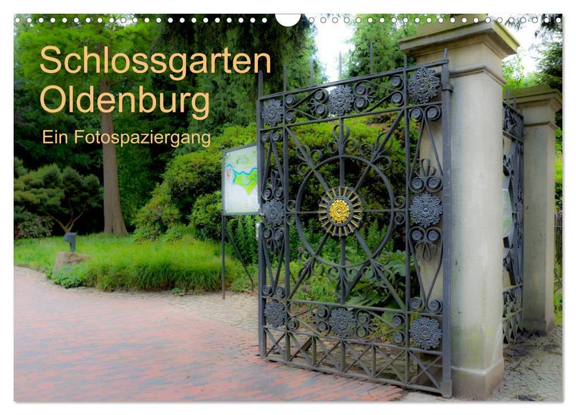 Schlossgarten Oldenburg. Ein Fotospaziergang (Wandkalender 2027 DIN A3 quer) CALVENDO Monatskalender