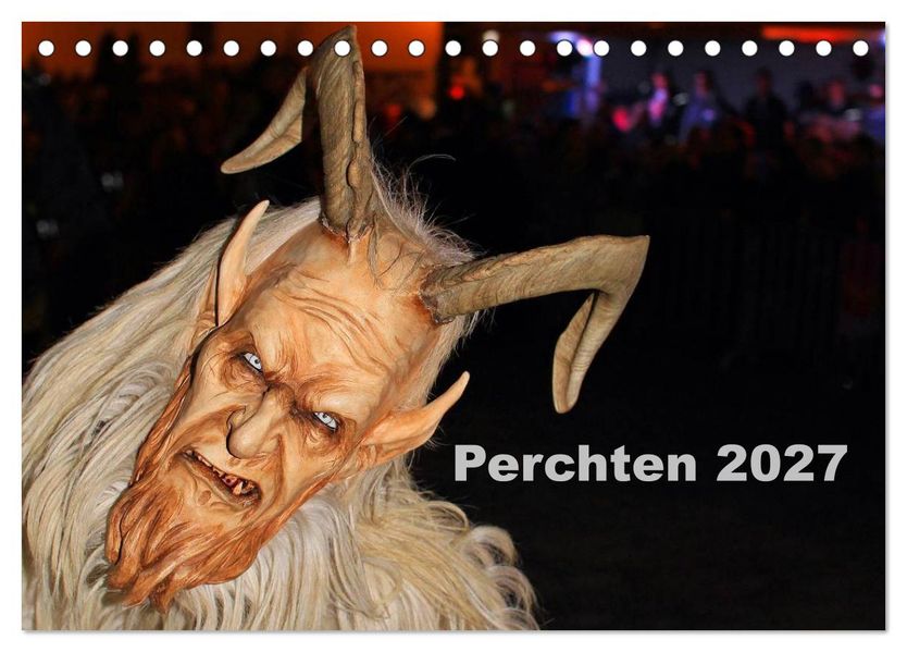 Perchten 2027 (Tischkalender 2027 DIN A5 quer) CALVENDO Monatskalender
