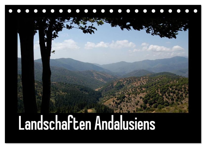Landschaften Andalusiens (Tischkalender 2027 DIN A5 quer) CALVENDO Monatskalender