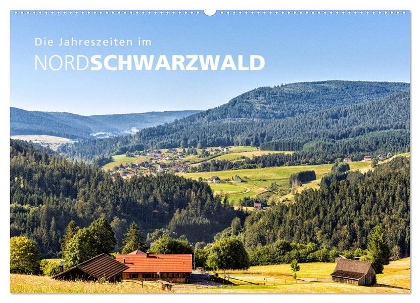 Die Jahreszeiten im Nordschwarzwald (Wandkalender 2027 DIN A2 quer) CALVENDO Monatskalender