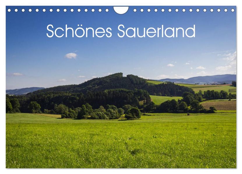 Schönes Sauerland (Wandkalender 2027 DIN A4 quer) CALVENDO Monatskalender