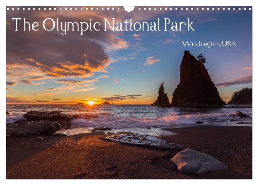 The Olympic National Park - Washington USA (Wandkalender 2027 DIN A3 quer) CALVENDO Monatskalender