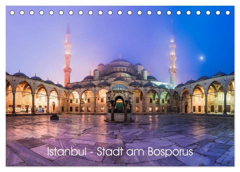 Istanbul - Stadt am Bosporus (Tischkalender 2027 DIN A5 quer) CALVENDO Monatskalender