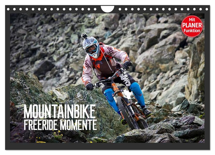 Mountainbike Freeride Momente (Wandkalender 2027 DIN A4 quer) CALVENDO Monatskalender