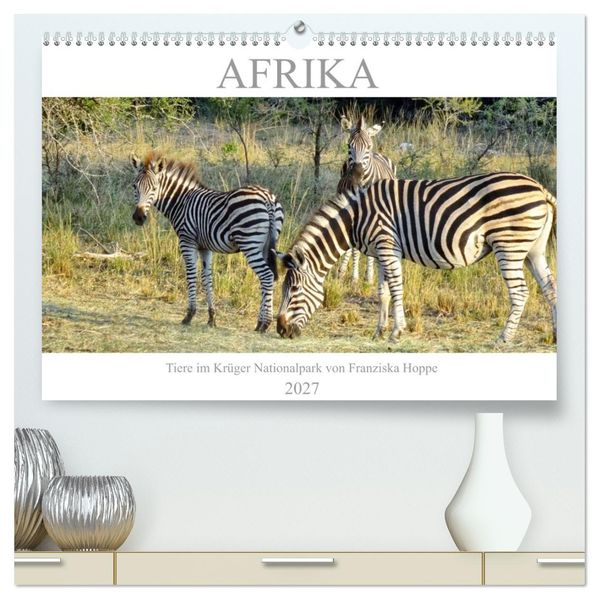 Afrika - Tiere im Krüger Nationalpark (hochwertiger Premium Wandkalender 2027 DIN A2 quer) Kunstdruck in Hochglanz