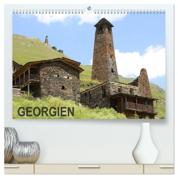 GEORGIEN (hochwertiger Premium Wandkalender 2027 DIN A2 quer) Kunstdruck in Hochglanz