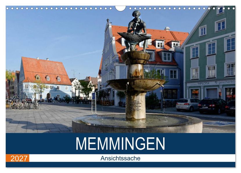 Memmingen - Ansichtssache (Wandkalender 2027 DIN A3 quer) CALVENDO Monatskalender