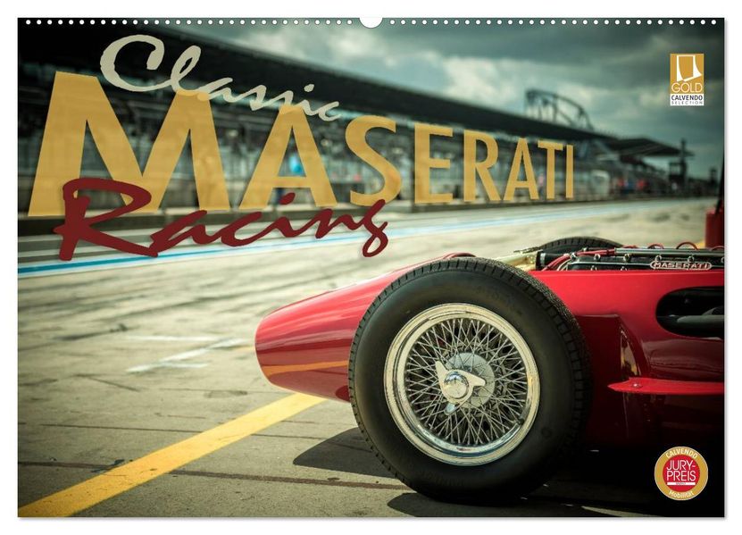 Classic Maserati Racing (Wandkalender 2027 DIN A2 quer) CALVENDO Monatskalender