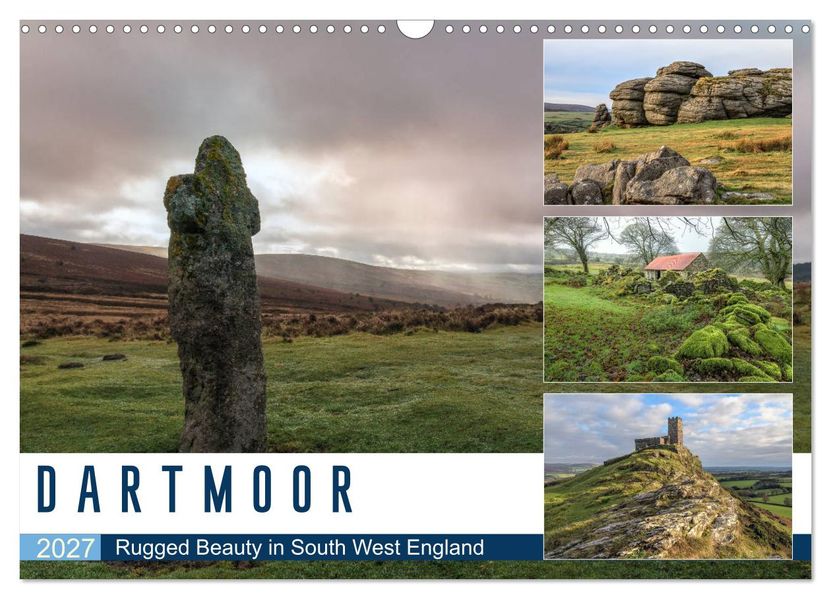 Dartmoor (Wall Calendar 2027 DIN A3 landscape) CALVENDO 12 Month Wall Calendar