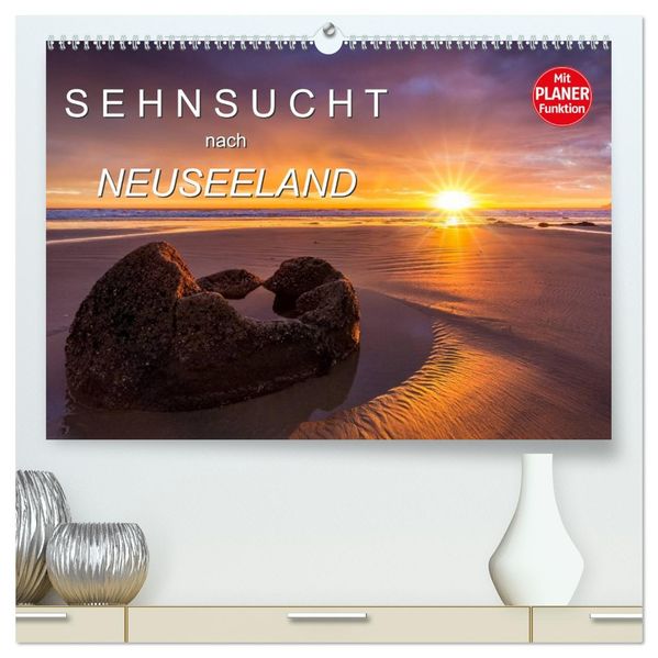 Sehnsucht nach Neuseeland (hochwertiger Premium Wandkalender 2027 DIN A2 quer) Kunstdruck in Hochglanz