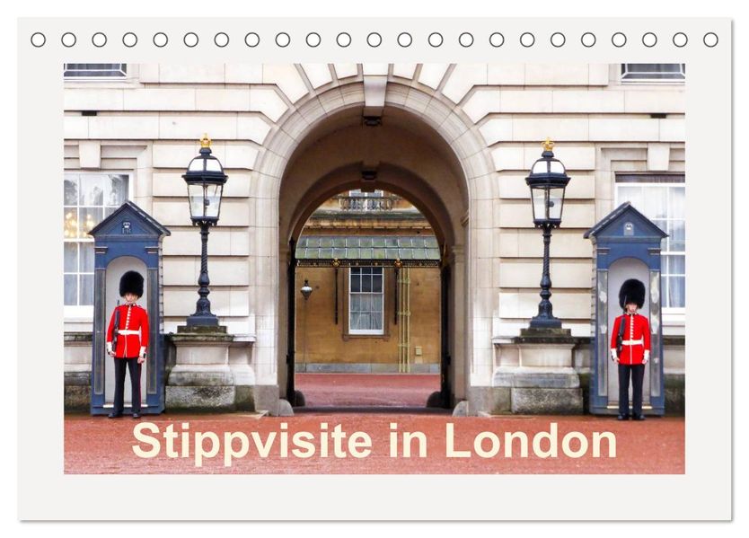 Stippvisite in London (Tischkalender 2027 DIN A5 quer) CALVENDO Monatskalender