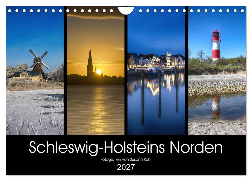 Schleswig-Holsteins Norden (Wandkalender 2027 DIN A4 quer) CALVENDO Monatskalender