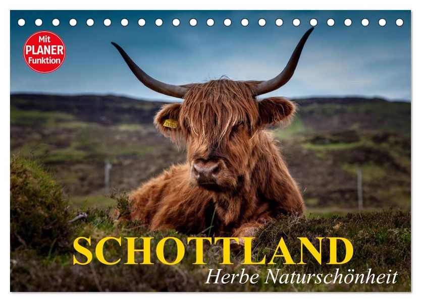 Schottland. Herbe Naturschönheit (Tischkalender 2027 DIN A5 quer) CALVENDO Monatskalender