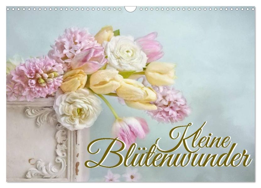 Kleine Blütenwunder (Wandkalender 2027 DIN A3 quer) CALVENDO Monatskalender