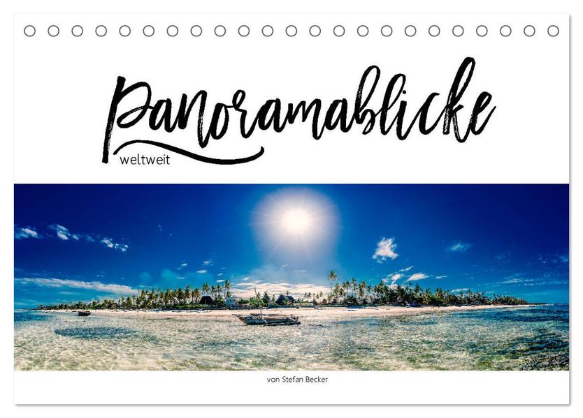 Panoramablicke weltweit (Tischkalender 2027 DIN A5 quer) CALVENDO Monatskalender